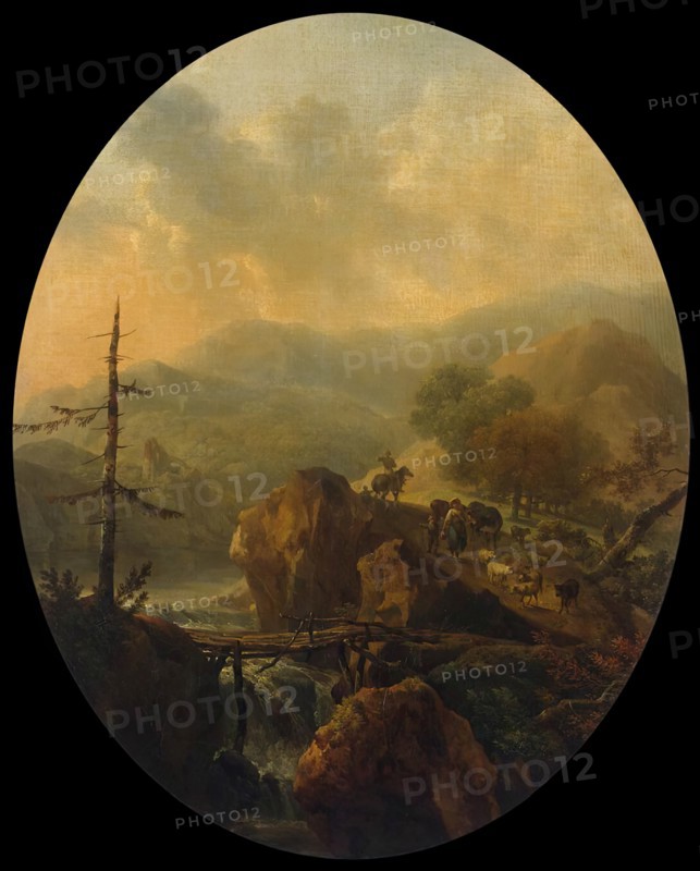 Mountain Landscape, 1776. Creator: Nicolas Antoine Taunay.