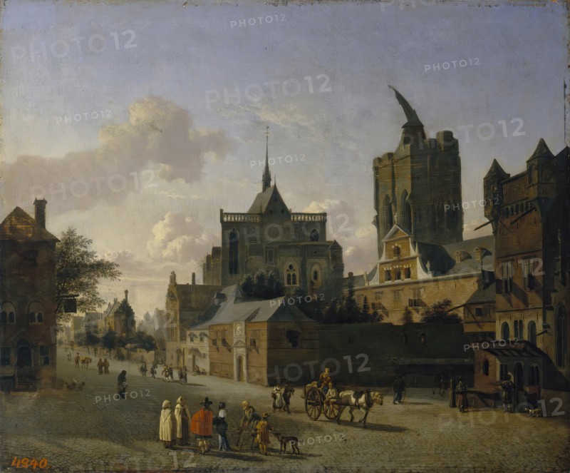 Street in Cologne, 1603. Creator: Jan van der Heyden.
