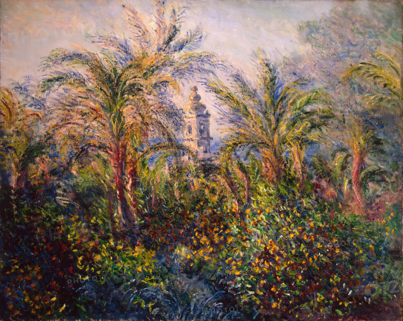 Garden at Bordighera, Impression of Morning, 1884. Creator: Claude Monet.