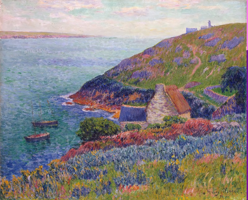 Port Manech, 1896. Creator: Henri Moret.