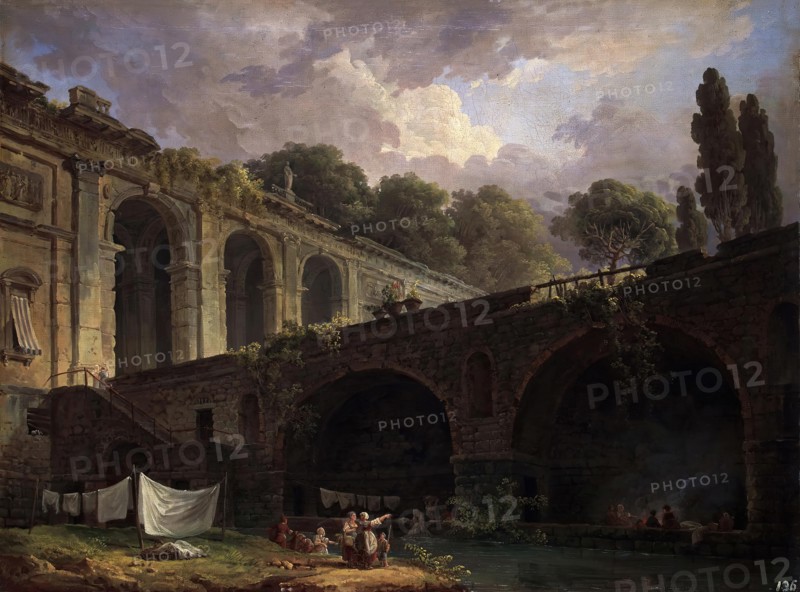 Villa Madama near Rome, 1767. Creator: Hubert Robert.
