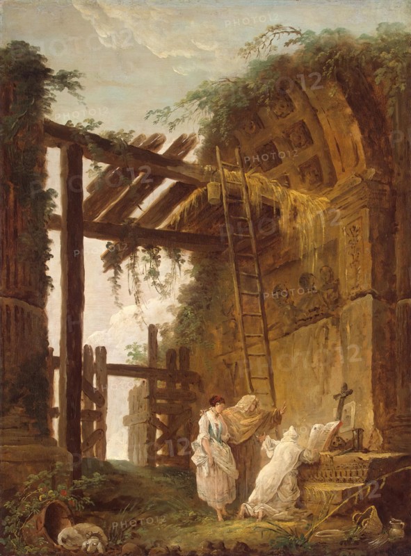 At the Hermit's, 1770. Creator: Hubert Robert.