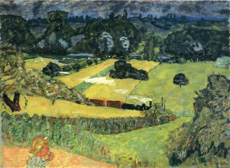 Train and Bardes, 1909. Creator: Pierre Bonnard.