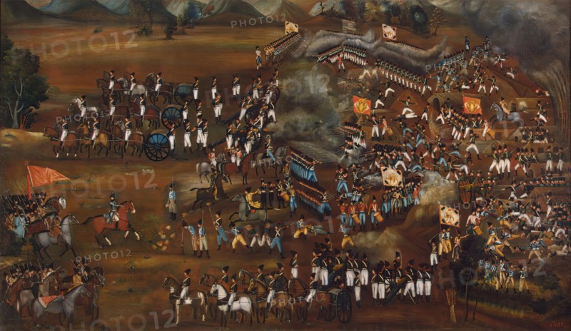 Battle Between Persians and Russians, 1815. Creator: Unknown.