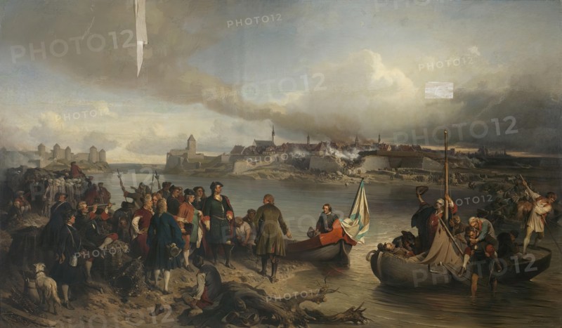Taking of Narva, 1880. Creator: Alexander von Kotzebue.
