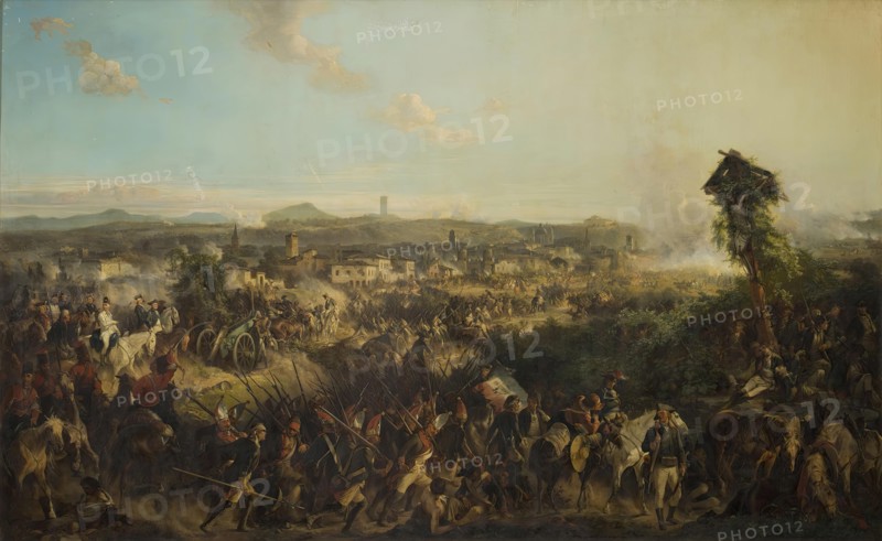 Battle of Novi on 4 August 1799, 1853. Creator: Alexander von Kotzebue.
