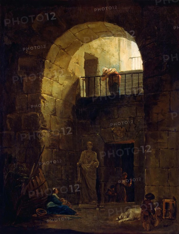 Neglected Statue, 1790. Creator: Hubert Robert.