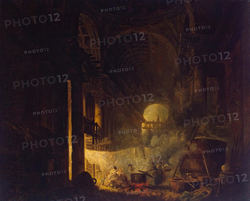 Laundresses in the Ruins, 1760. Creator: Hubert Robert.