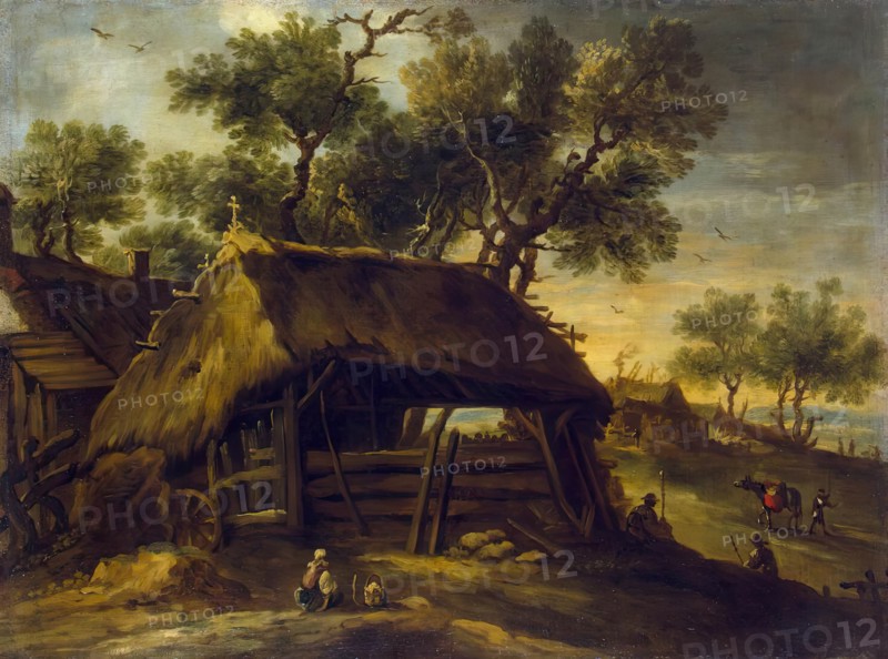Landscape with Huts, 1650. Creator: Antonio del Castillo y Saavedra.