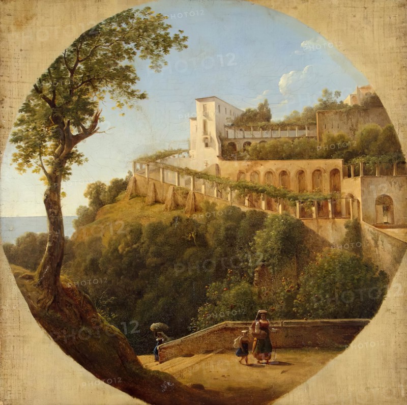 Italian Landscape, 1850. Creator: Pierre-Athanase Chauvin.