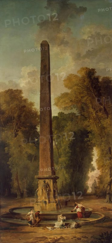 Landscape with an Obelisk, 1802. Creator: Hubert Robert.
