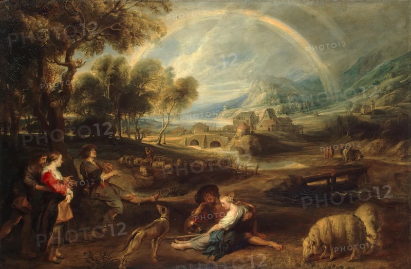 Landscape with a Rainbow, 1632. Creator: Peter Paul Rubens.
