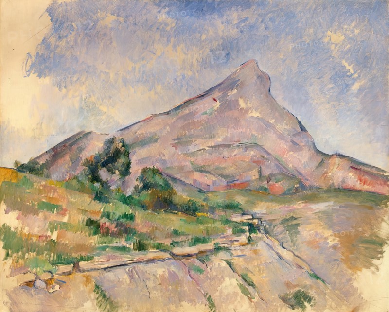 Mount Sainte-Victoire, 1897. Creator: Paul Cezanne.