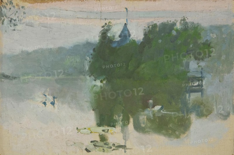 Landscape. Sketch, 1950. Creator: Stepan Yaremich.