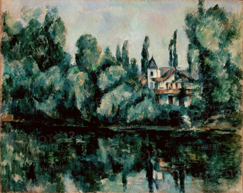 Along the Banks of the Marne, 1888. Creator: Paul Cezanne.