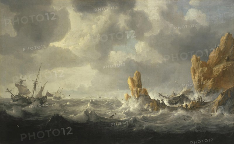 Stormy Sea, 1645. Creator: Jan Peeters.