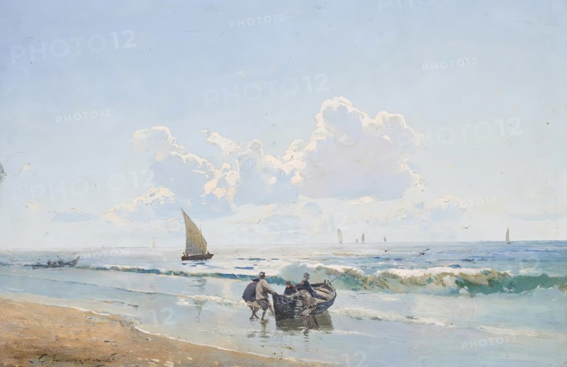 Sea Tide, 1898. Creator: Serhii Vasylkivsky.