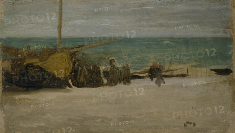 Seashore: Grey and Black, 1900. Creator: James Abbott McNeill Whistler.
