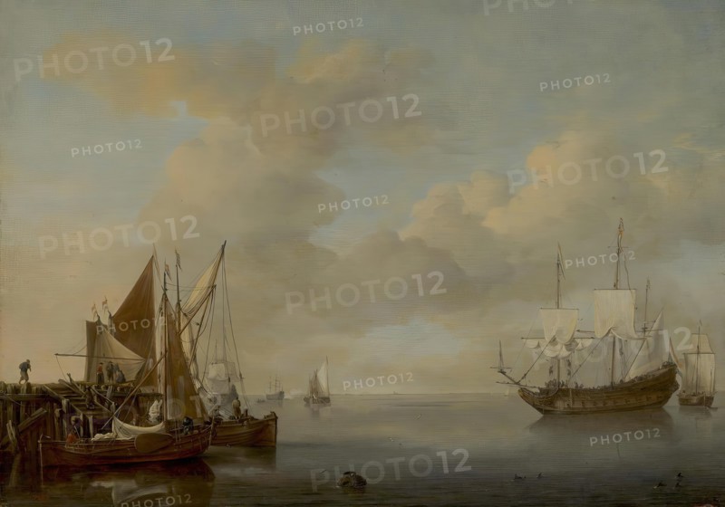 Calm, 1654. Creator: Willem van de Velde the Younger.