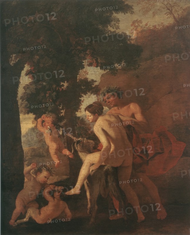 Venus, Faun and Putti, 1631. Creator: Nicolas Poussin.