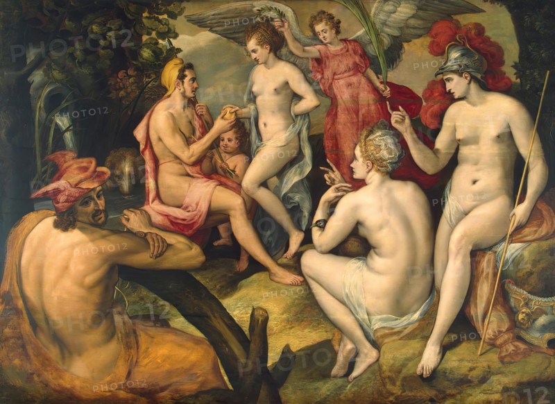 Paris's Judgement, 1550. Creator: Frans Floris.