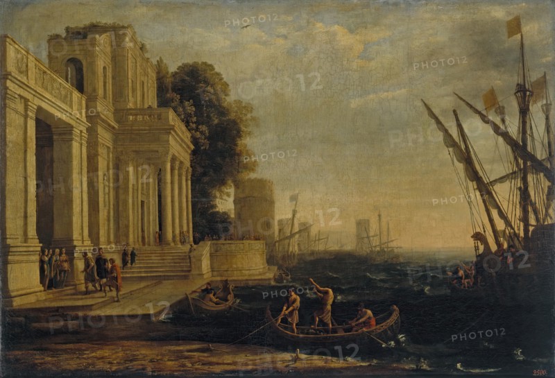 Ulysses Recieved by the Daughters of Lycomedes, 1648. Creator: Claude Lorrain.