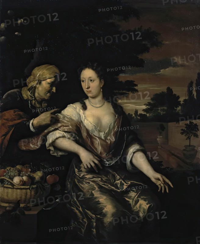 Vertumnus and Pomona, 1705. Creator: Gerard Hoet.