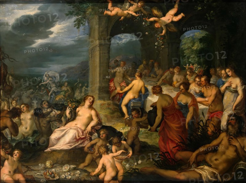 Feast of the Gods (The Marriage of Peleus and Thetis), 1600. Creator: Johannes Rottenhammer the elder.