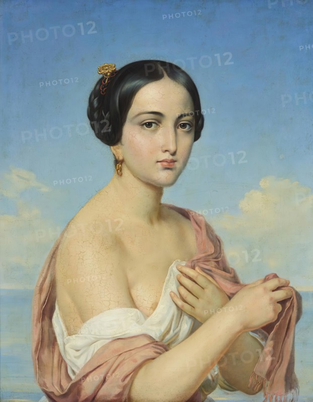 Italian Woman, 1850. Creator: Aleksey Tyranov.