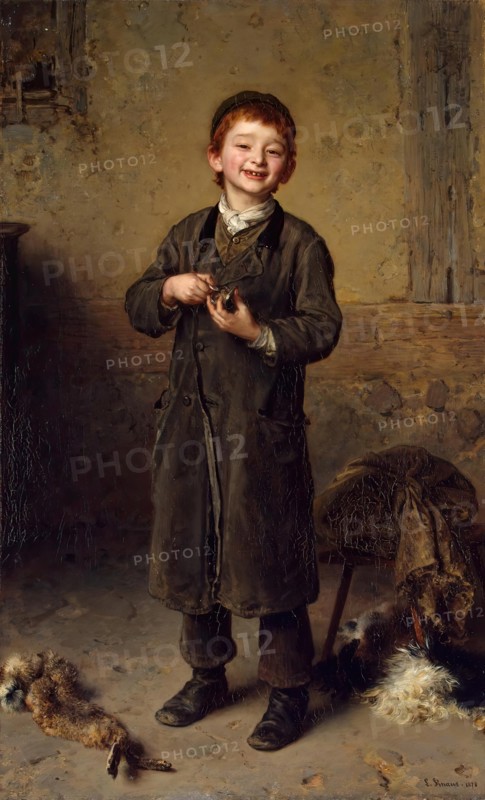 First Earnings, 1878. Creator: Ludwig Knaus.