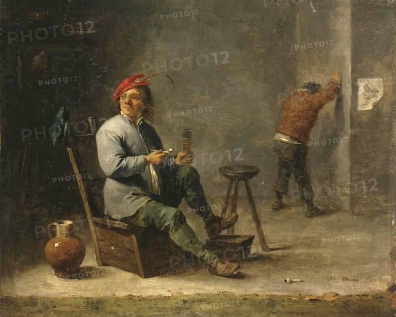 Smoker, 1645. Creator: David Teniers II.