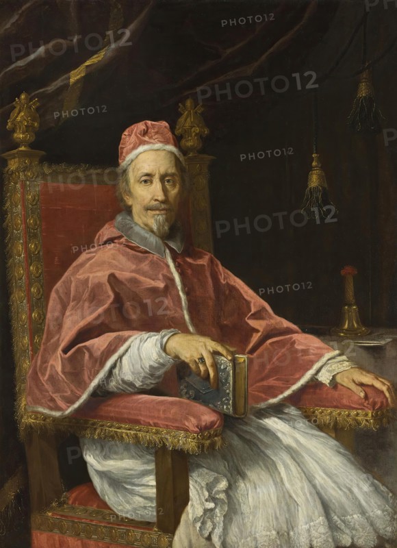 Portrait of Pope Clement IX (1600-1669), 1669. Creator: Carlo Maratti.