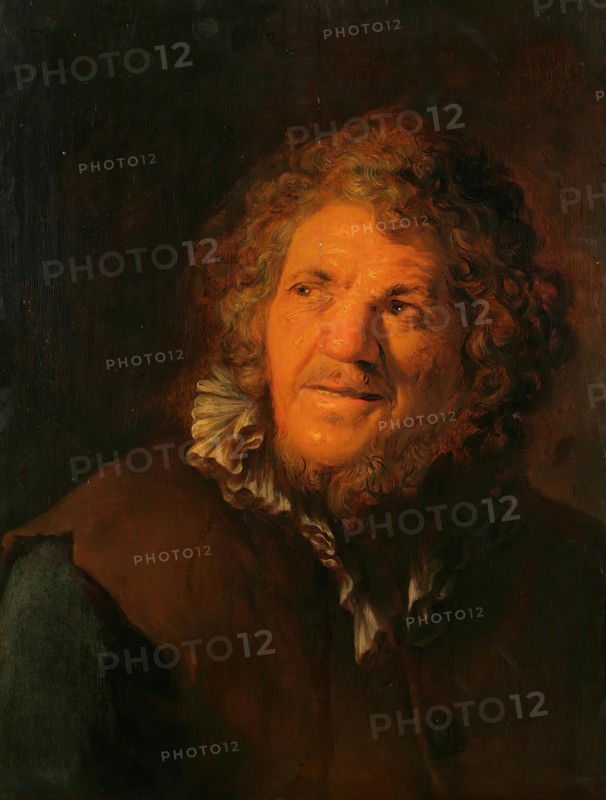 Smiling Old Man (Abraham Grapheus ? ), 1637. Creator: Jan Lievens.