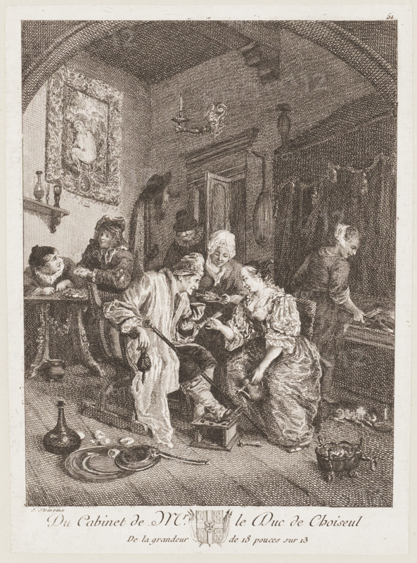The Sick Greybeard (or, "January and May"), c1650-1670. Creator: Jan Steen.