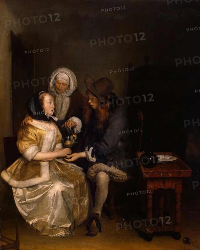 Glass of Lemonade, 1663. Creator: Gerard Terborch II.