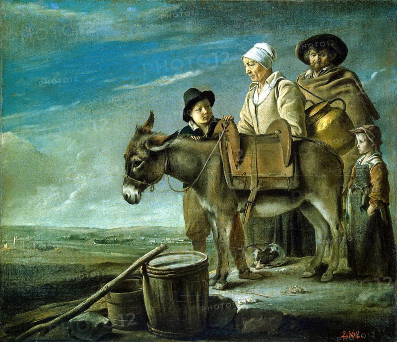 Milkmaid's Family, 1640. Creator: Louis Le Nain.