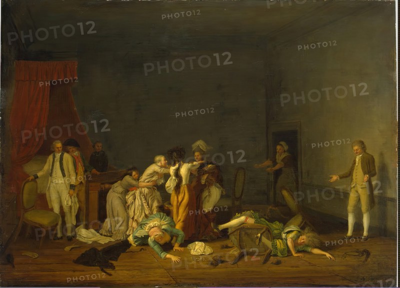 Women Fighting, 1775. Creator: Léonard Defrance.