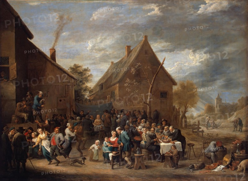 Peasant Wedding, 1650. Creator: David Teniers II.