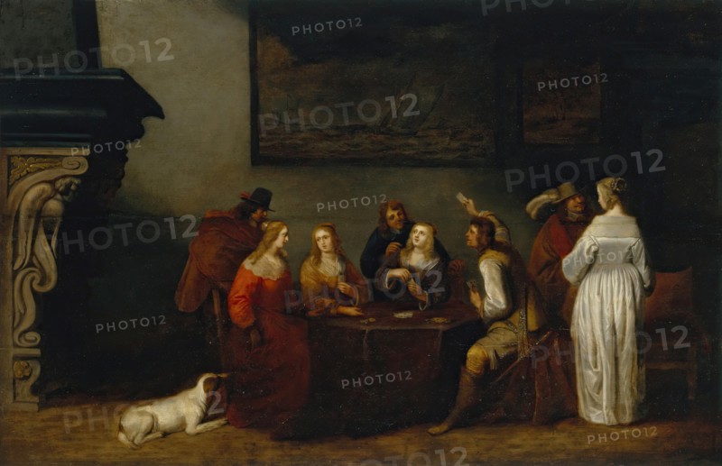 Card Players, 1650. Creator: Christoffel Jacobsz van der Laemen.
