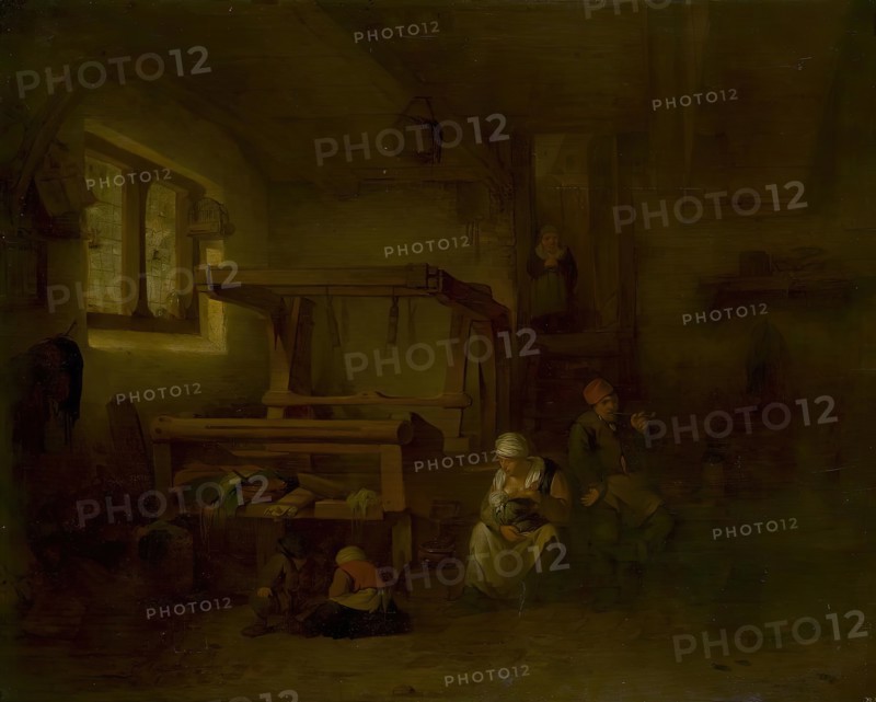 Weaver's Family, 1654. Creator: Cornelis Bega.