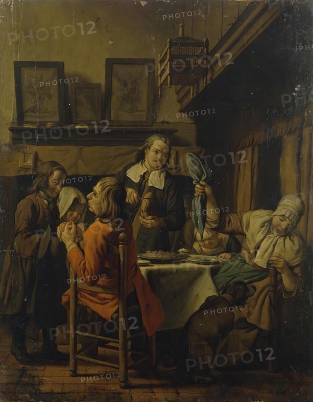 A Genre Scene, 1740. Creator: Jan Josef Horemans I.