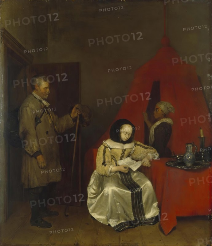 Rural Postman, 1654. Creator: Gerard ter Borch I.