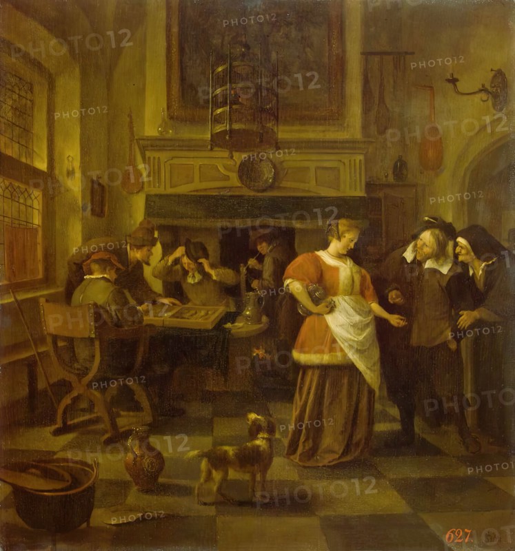 Tavern Scene, 1670. Creator: Jan Steen.