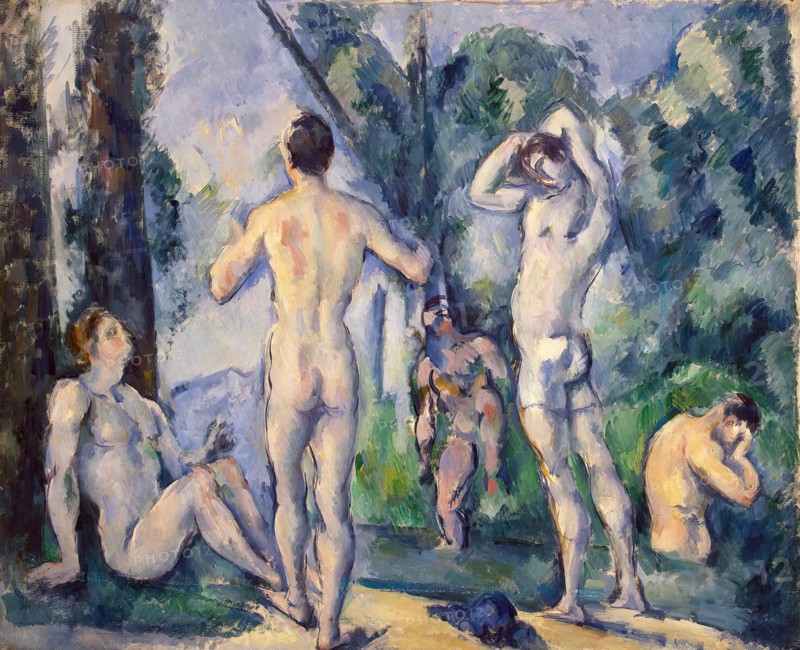 Bathers, 1890. Creator: Paul Cezanne.
