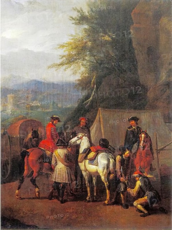 Horseman at Rest, 1705. Creator: Pieter van Bloemen.