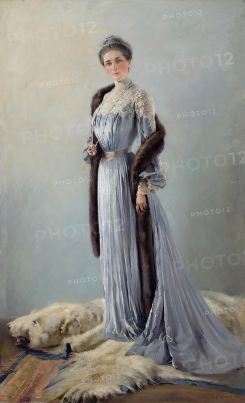 Portrait of Princess Z.N. Yusupova, 1903. Creator: Aleksei Petrovich Antropov.