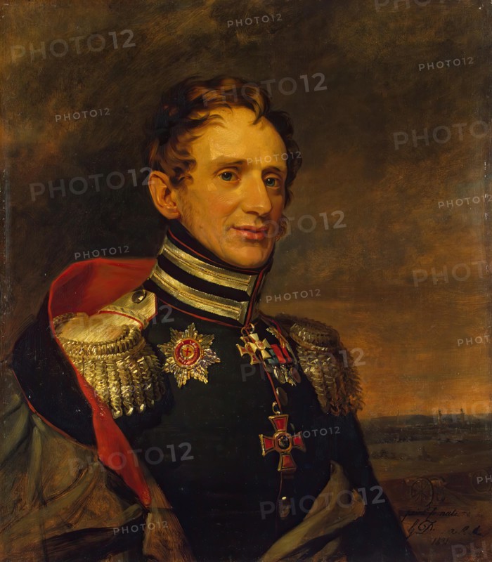 Portrait of Yegor K. Sievers (1779-1827) (3rd), 1821. Creator: George Dawe.