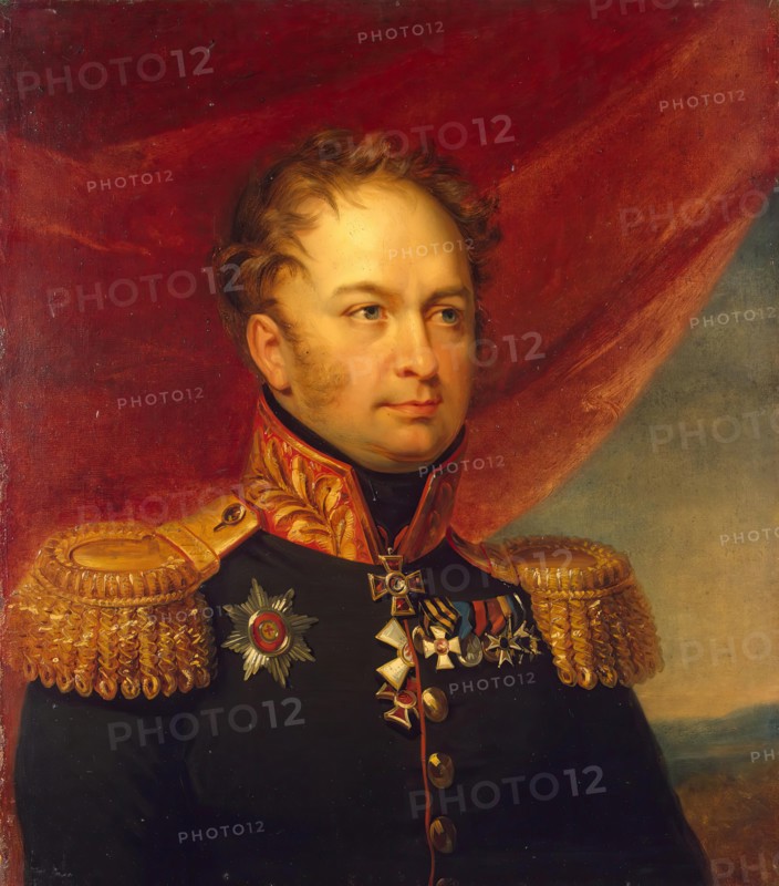 Portrait of Mikhail F. Vlodek (1780-1849), 1822. Creator: Workshop of George Dawe.