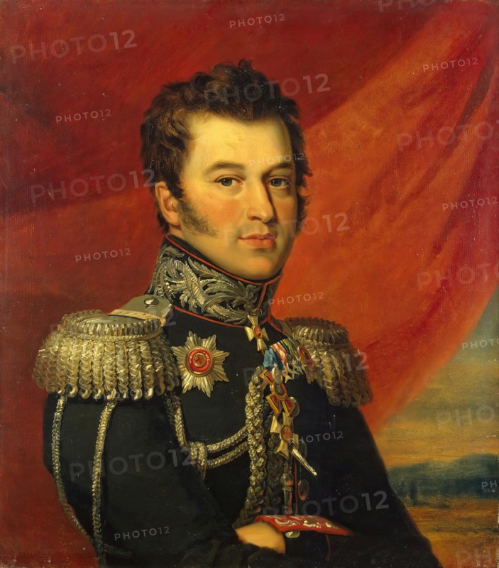 Portrait of Paisy S. Kaisarov (1783-1844), 1822. Creator: Workshop of George Dawe.