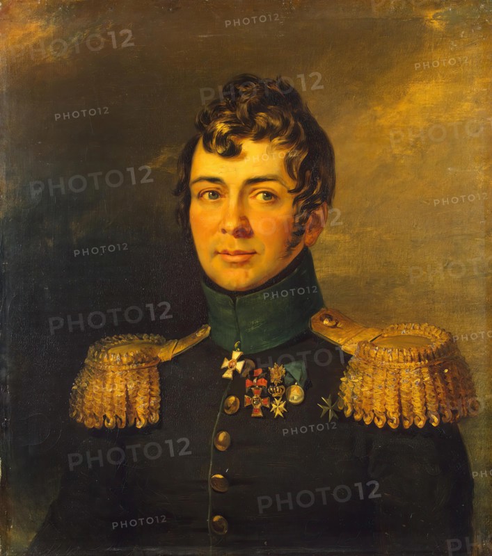 Portrait of Sergey N. Ushakov (1776-1814) (2nd), 1822. Creator: Workshop of George Dawe.